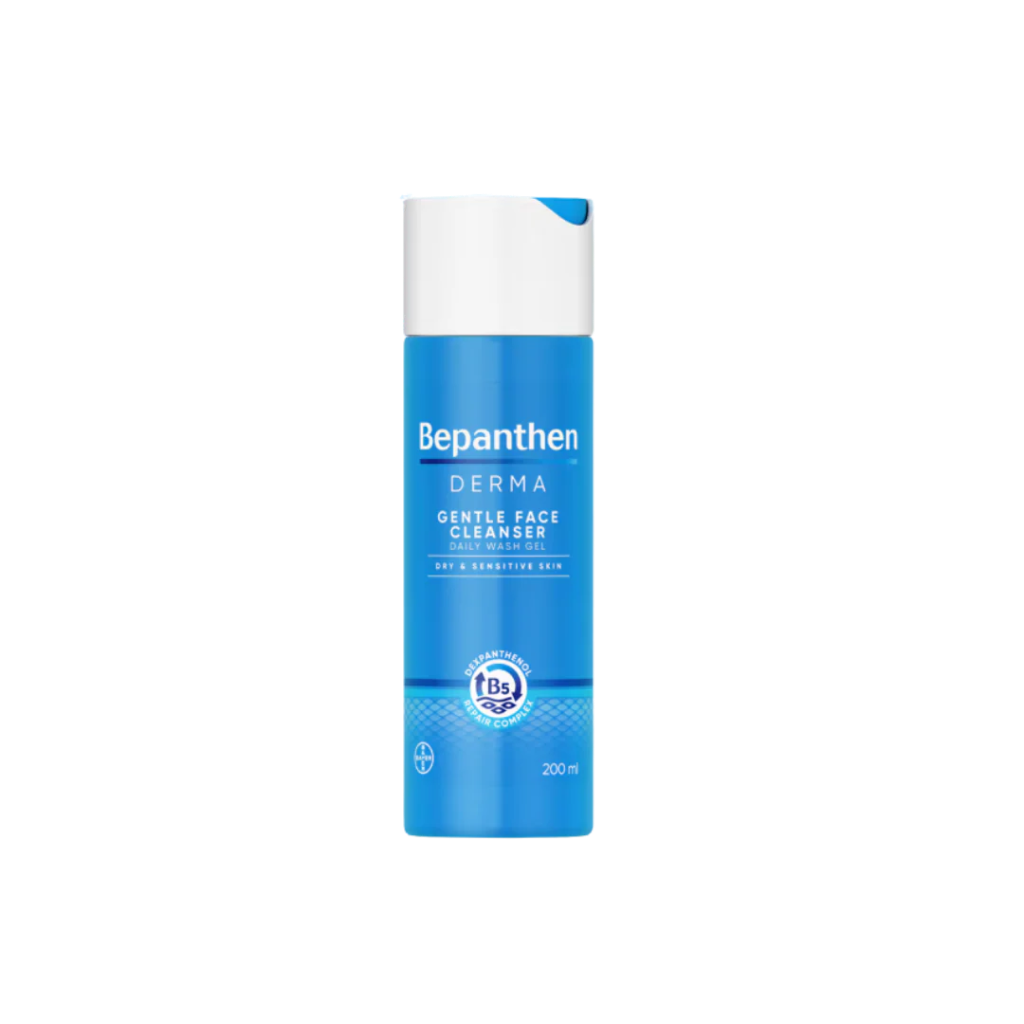 Bepanthen / Derma gentle face cleanser for dry and sensetive skin 200ml-غسول بيبانثين اليومي للبشرة الجافة والحساسة 