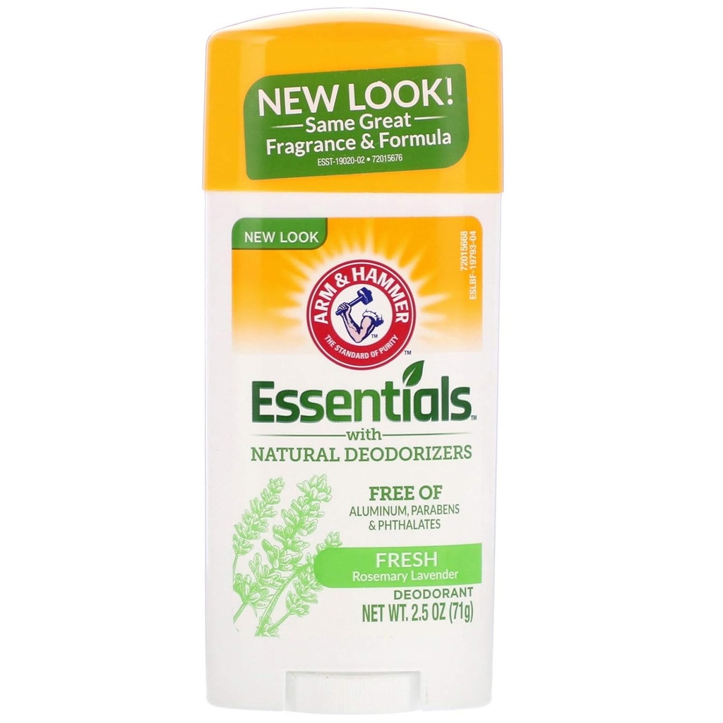 ARM & HAMMER/ Essentials Natural Deodorant Fresh 71g : ارم اند همر معطر ستك