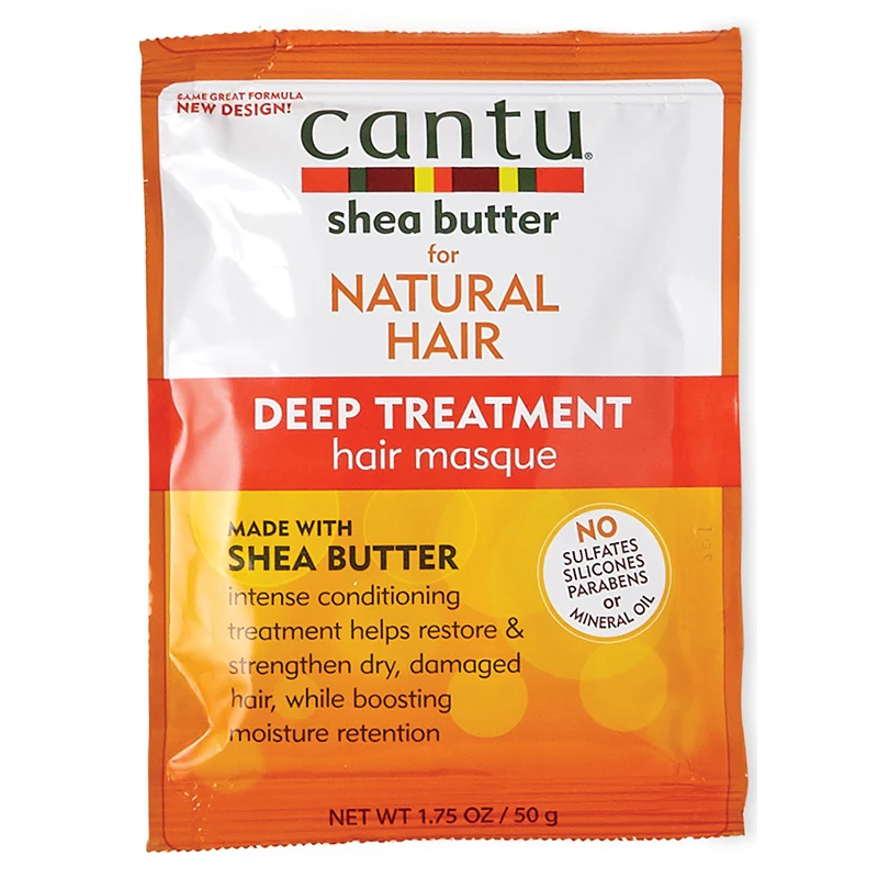 Cantu / shea butter deep treatment hair masque for natural hair 50g - كانتوا ماسك معالج للشعر بزبدا الشيا 
