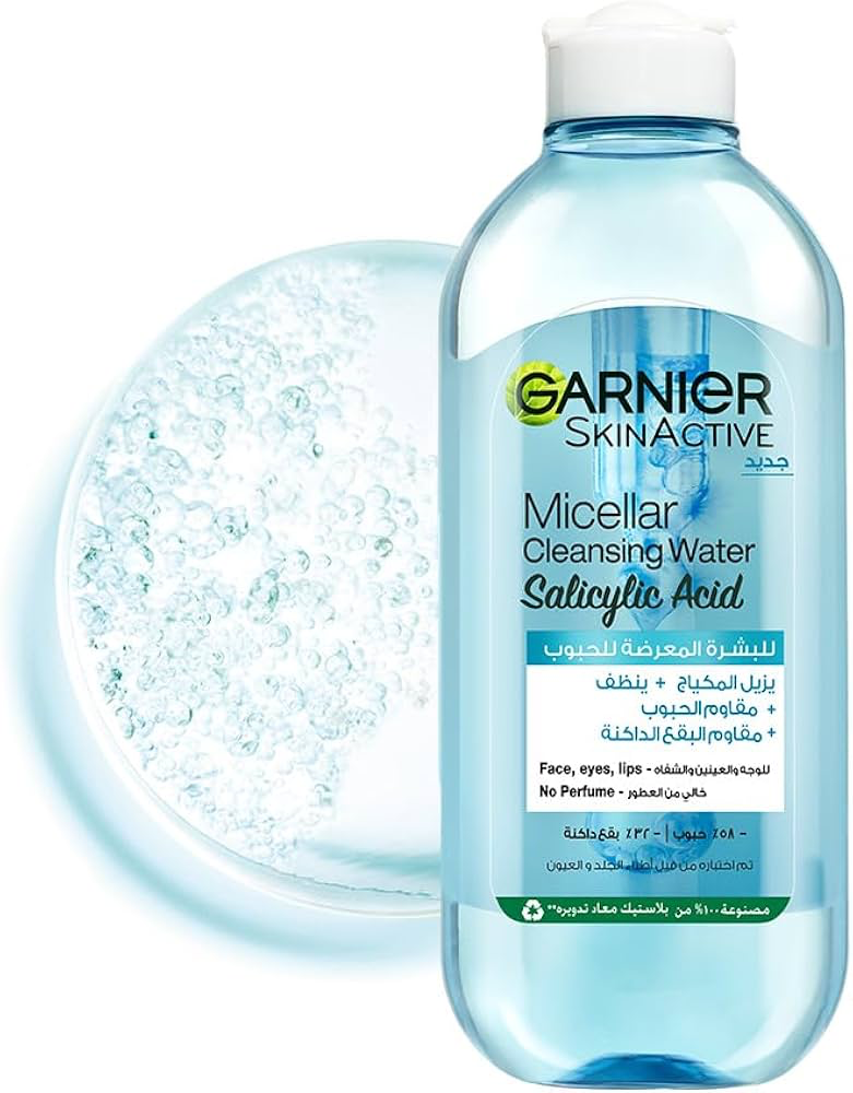 [ODOO-3718] Garnier /  Micellar Water Salicylic Acid - 400ml | غارنييه ميسيلار بالسالسليك اسد - 400 مل