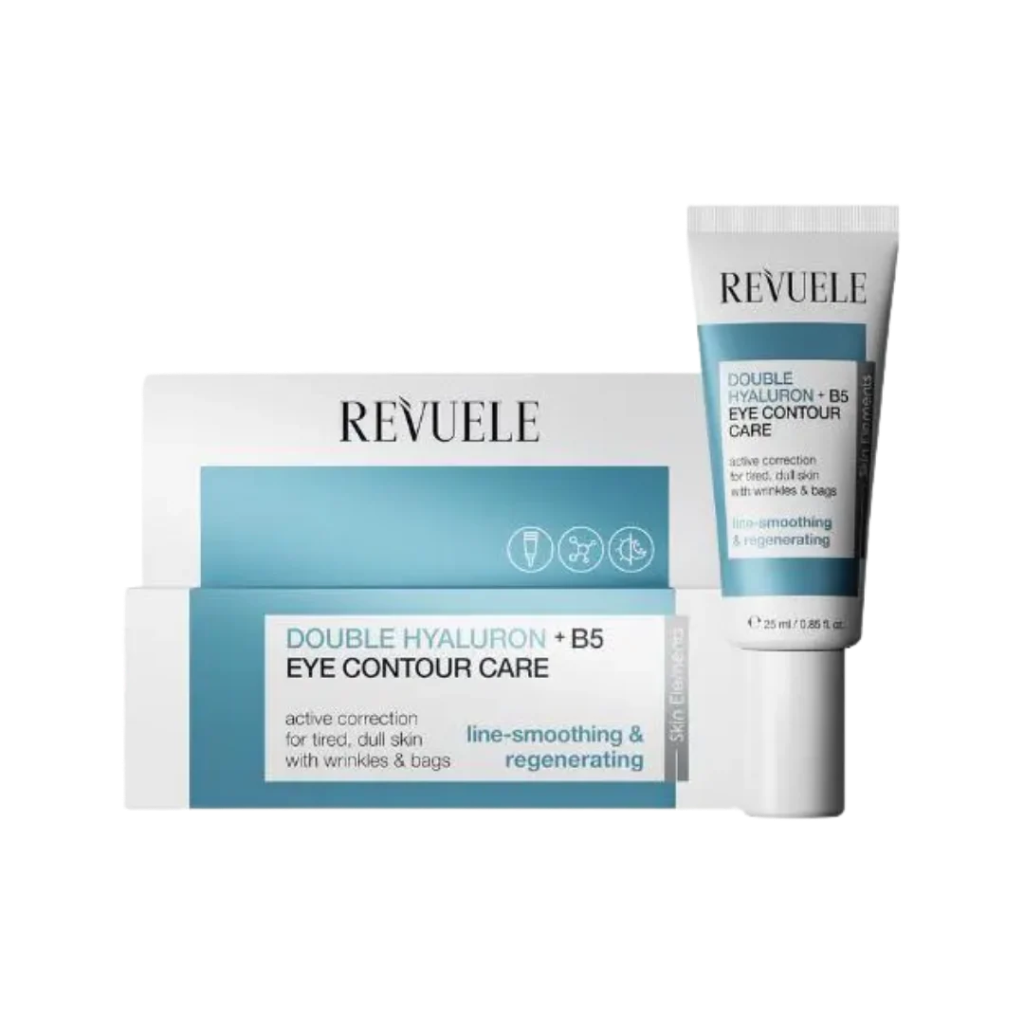 [ODOO-3729] Revuele / Double Hyaluron B5 Eye Contour Care - 25ml | ريفويل كريم حول العين بالهيالورونيك اسيد و البانتينول - 25 مل