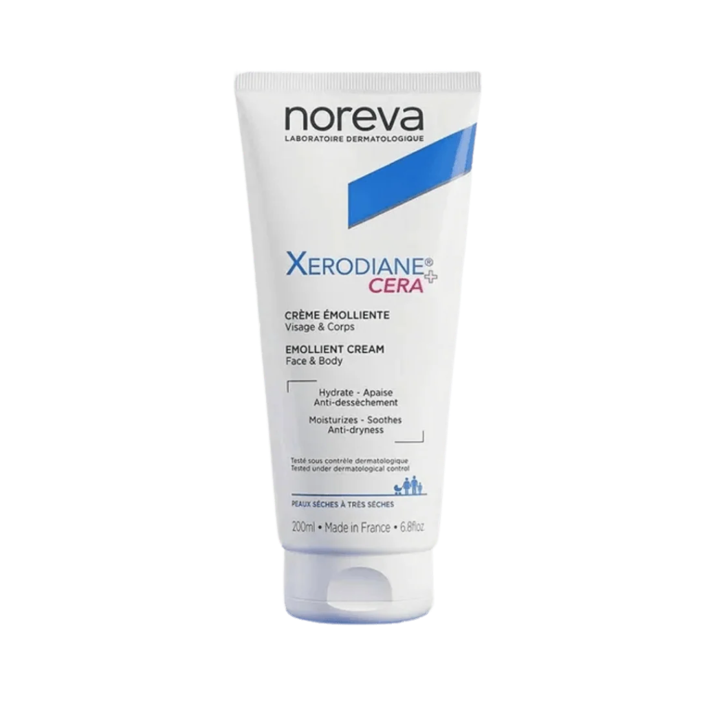 Noreva Xerodiane Cera+ Emollient cream face and body - 200ml |نوريفا كريم مرطب للوجه والجسم - 200مل