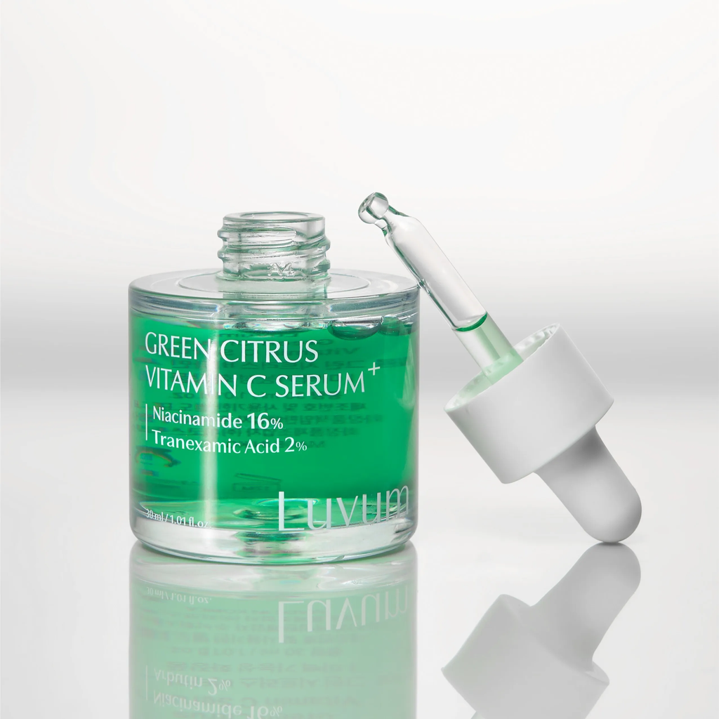 Luvum / green tea citrus vit c gel cream + tranexamic acid 50ml- سيروم لوفوم لمعالجة التصبغات واثار حب الشباب وتوحيد لون البشرة 