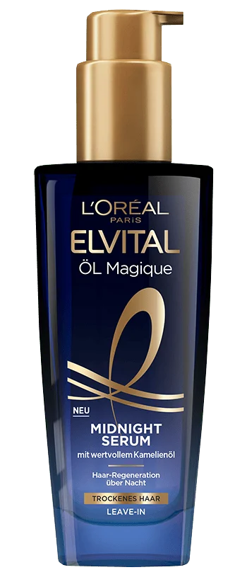 LOreal Paris / Nourishing midnight Serum for Soft and Shiny Hair, Long-Lasting Against Frizz - سيروم الشعر الليلي من لوريال 