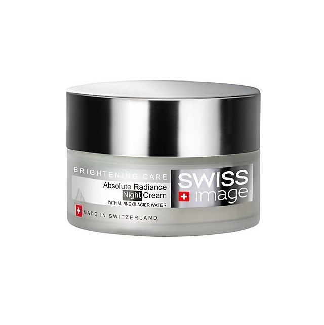 SWISS IMAGE /  Brightening Night Cream with Niacinamide For all skin types 50m- كريم ليلي مرطب ومجدد لخلايا البشرة لكل انواع البشرة 