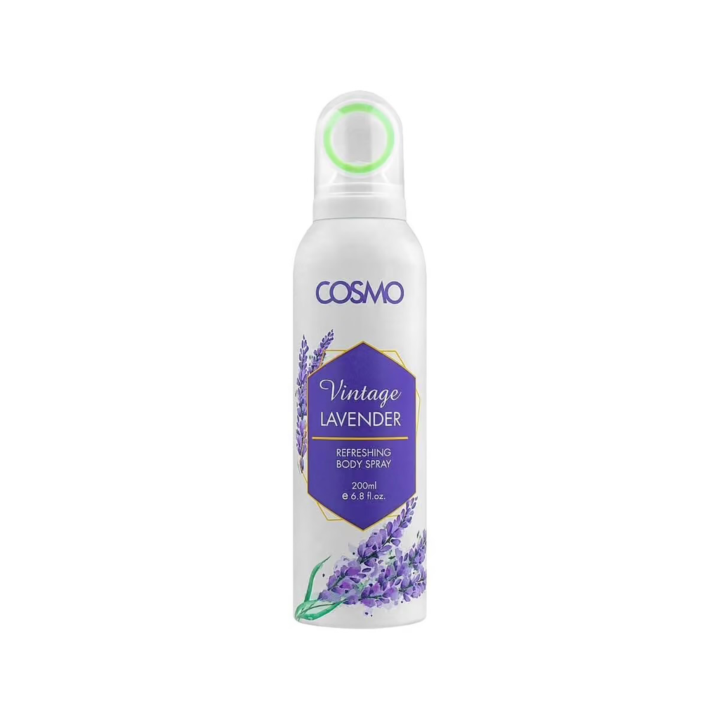 [ODOO-4002] Cosmo / COSMETICS Refreshing Body Spray - 200ml كوزمو كوزمتكس بخاخ للجسم معطر - 200 مل (Lavender-لافندر)