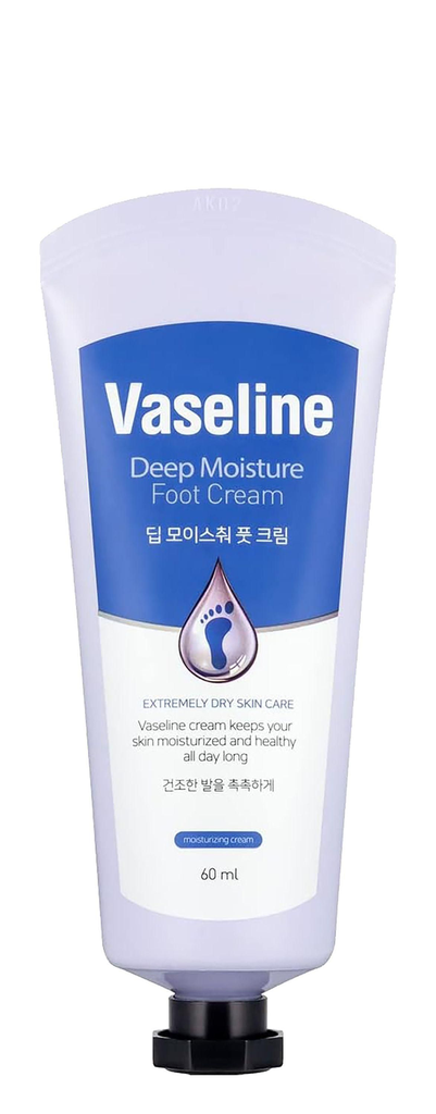 [ODOO-4006] Vaseline / korean deep moisture foot cream 60ml - كريم فازلين الكوري المرطب للقدم 