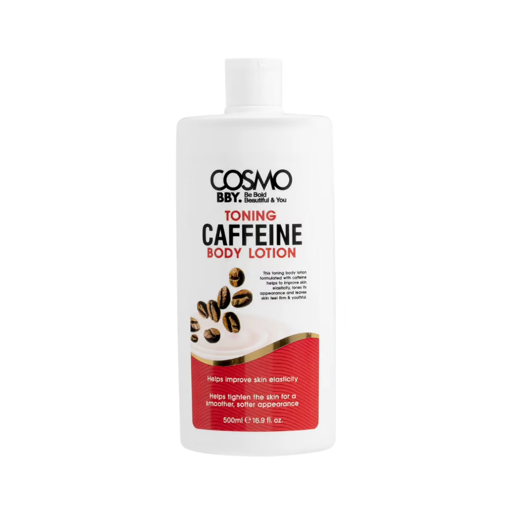 COSMO /  BBY TONING CAFFEINE BODY LOTION 500ml -كوزمو كوزمتكس لوشن جسم بالكافيين – 500 مل