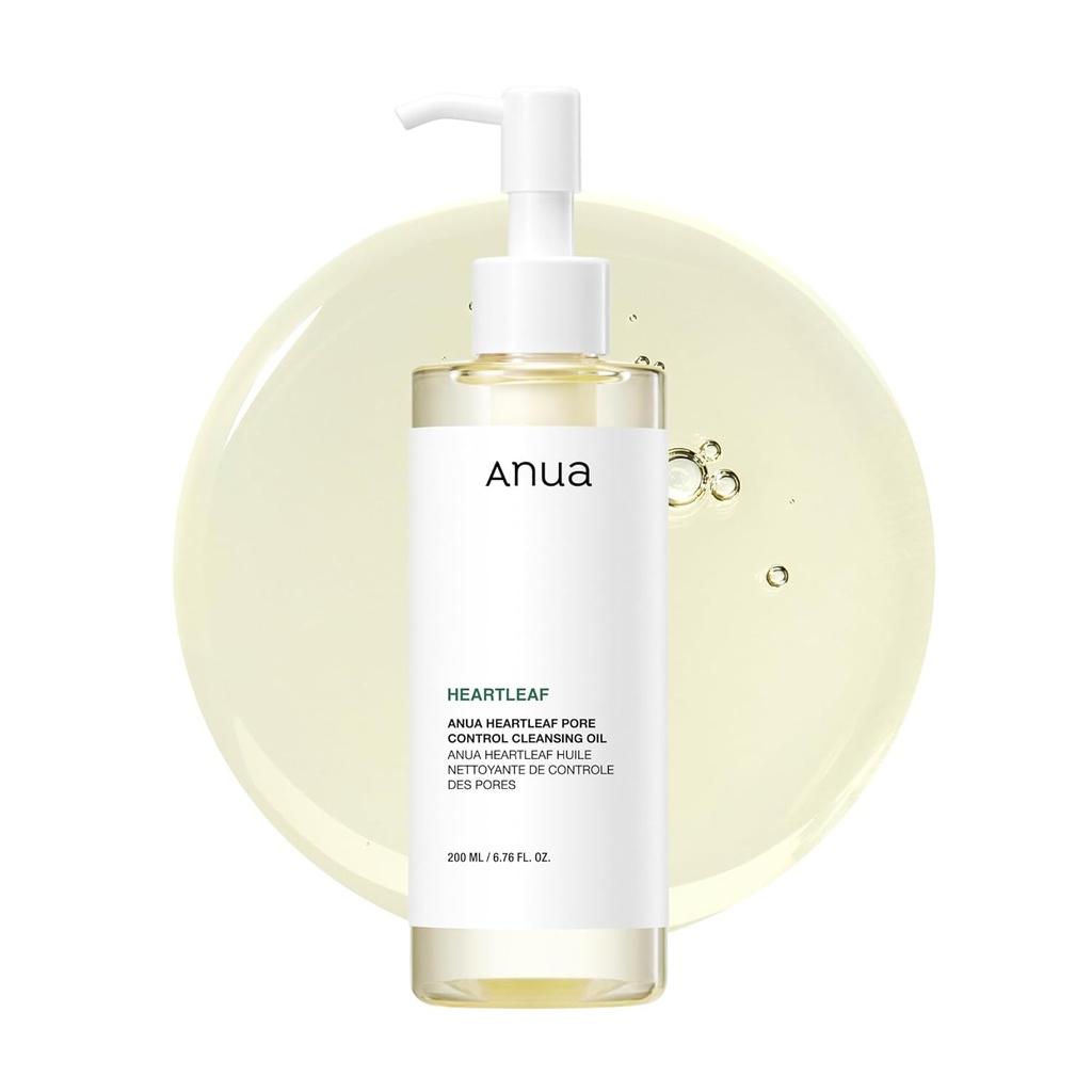 [ANUA/005] Anua/ Heartleaf Pore Controlling Cleansing Oil 200ml: غسول انوا زيتي للبشرة