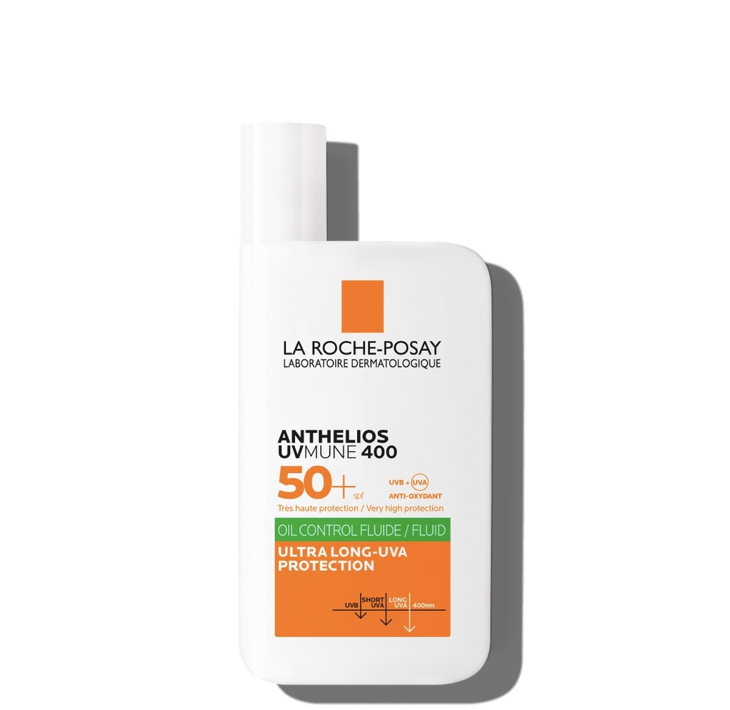 [LAR/005] LaRoche-Posay/ Anthelios UVMUNE400 Oil Control Fluid SPF50+ 50ml: لاروش واقي الشمس المائي
