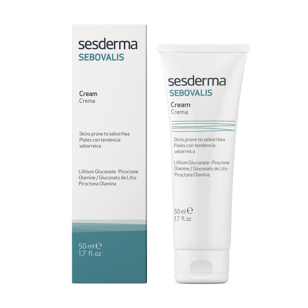 كريم معالج للاكزيما الدهنية للبشرة الجافة SESDERMA/ Sebovalis Facial Gel 50ml