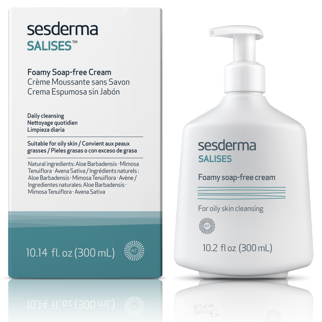 SESDERMA/ SALISES Foamy Soapless Cream 250ml:سيسديرما غسول ساليسز رغوي كريمي