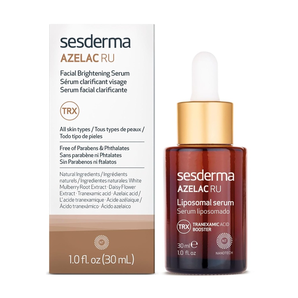 SESDERMA/ Azelac RU Liposomal Facial Serum 30ml: سيسديرما سيروم الازيلاك لعلاج البقع والتصبغات الداكنة