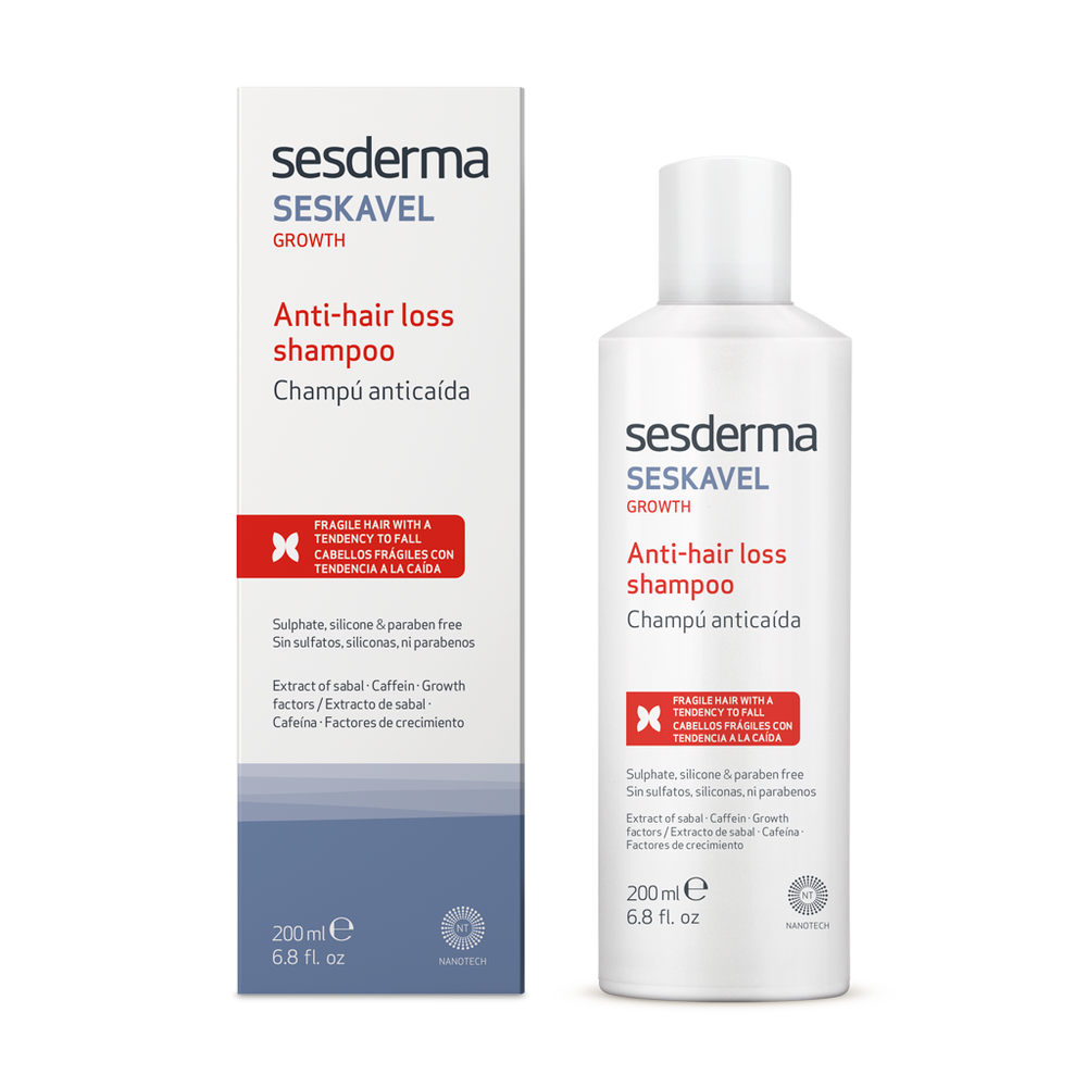 شامبو تساقط الشعر SESDERMA/ Seskavel Anti Hair Loss Shampoo 200 ml