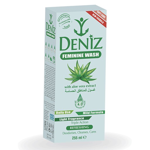 [Deniz/003] Deniz/ Feminine Wash With Aloe Vera Extract / غسول نسائي بخلاصة الصبار