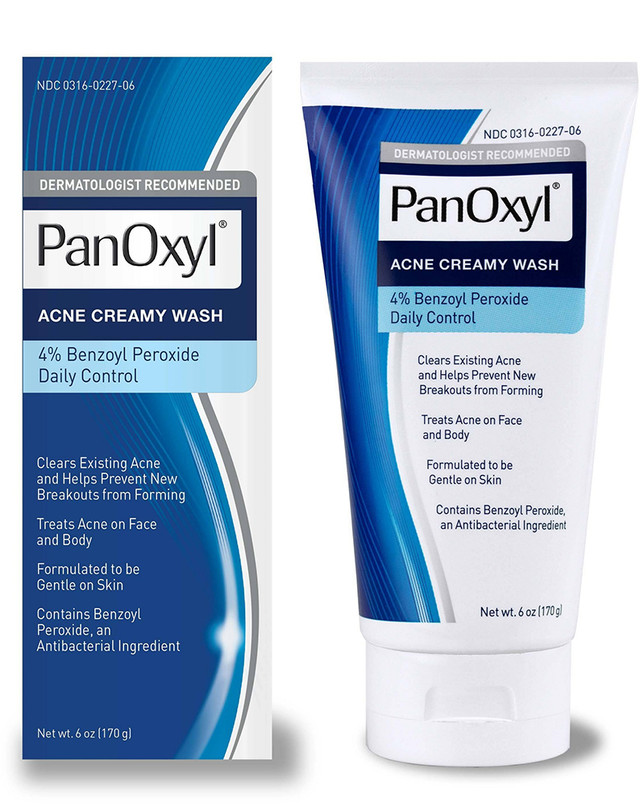 PanOxyl/ Acne Creamy Wash 4% Benzoyl Peroxide: غسول بانوكسيل